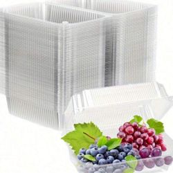 50Pcs Oil-Proof And Leak-Proof Pastry Boxes, Suitable For Baking, Picnics, Parties, Festivals, Takeout, Offices, Gatherings, Camping, 