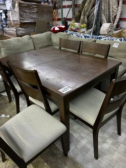 7-Piece Wood Dining Set