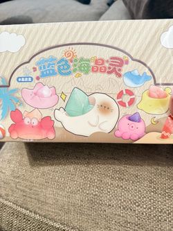 Blue Sea Crystal Spirits Blind Box Case