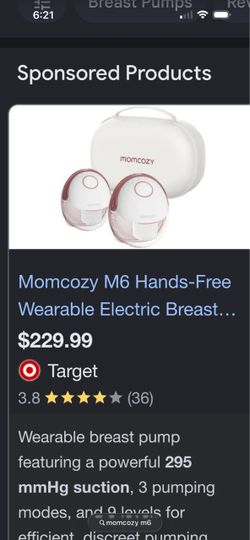 Momcozy HandsFree Breastpump Electric M6