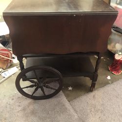 Vintage tea cart