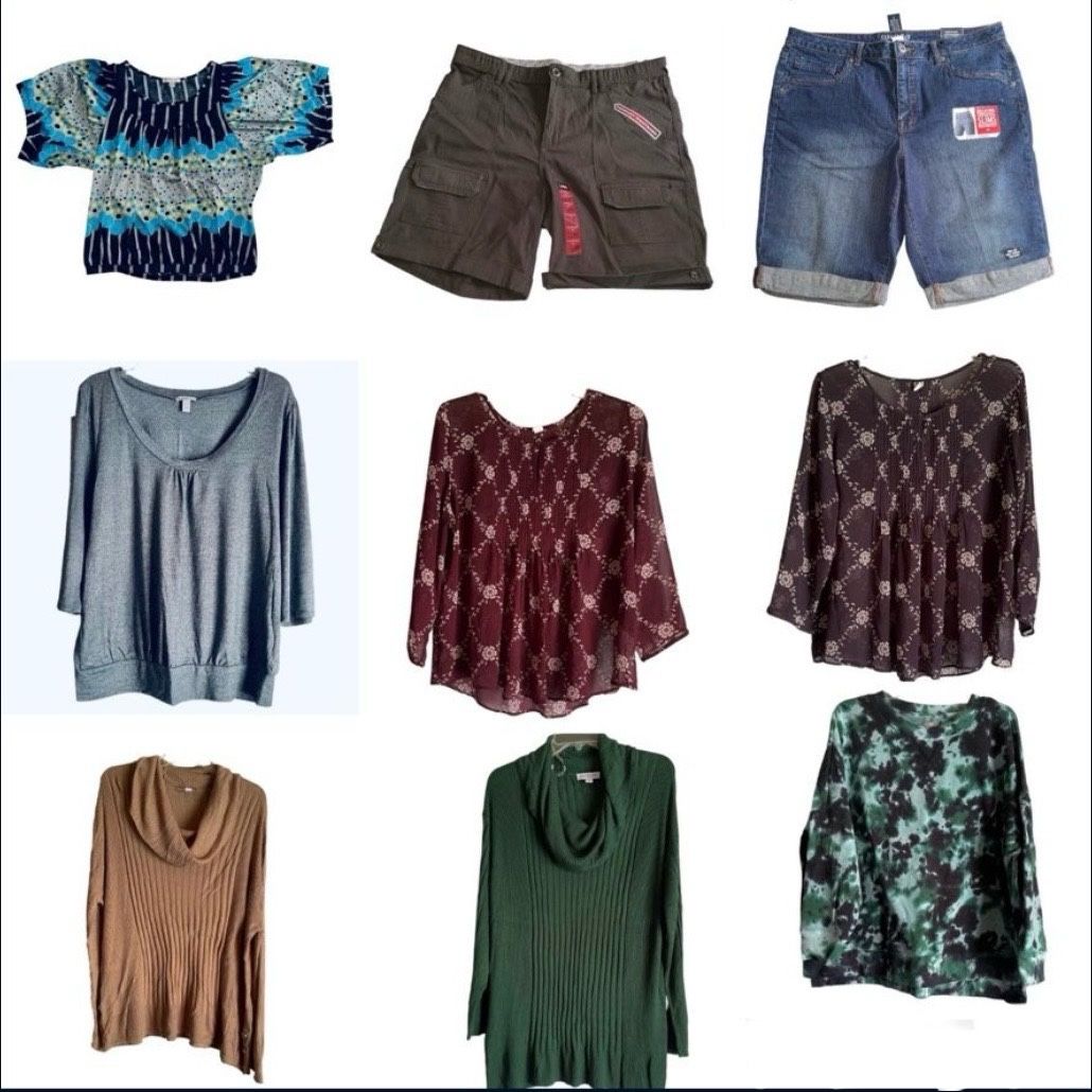Women’s Large & XL Clothes 60+ Pieces Please See All Pictures For Items