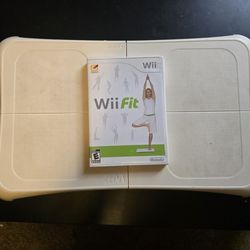 Nintendo Wii Fitness Board And Original Game