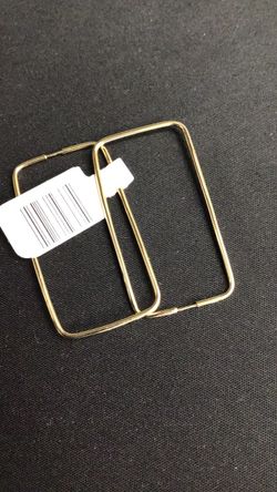 Rectangular earrings