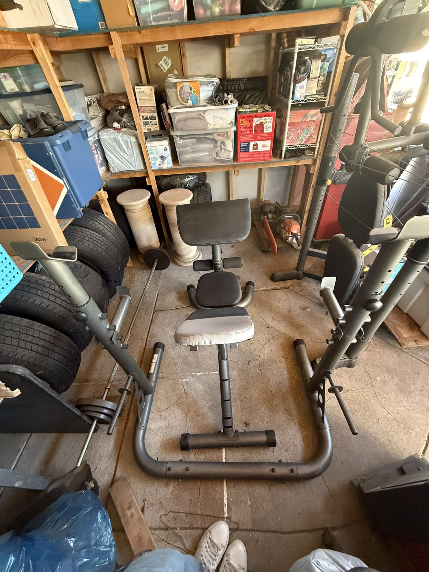 Weider Home Gym Bench And Squat Rack
