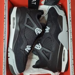 Jordan 4 Black Canvas