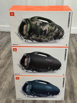 JBL BOOMBOX 4 - NUEVA EN CAJA SELLADA - 34 HORAS El monstruo de JBL. La nueva generación.  Modelo 2025/2026 con Bluetooth 5.4, IP68 (100% contra agua 