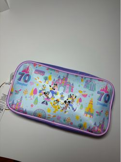 Disneyland 70th Anniversary Zip Pouch Stoney clover