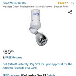Shower filter Head NSF certified.