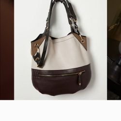 Anthropologie leather bag hobo bag cross body purse or yana