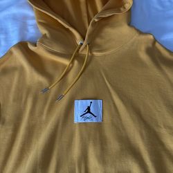 Jordan Hoodie Yellow Size XL