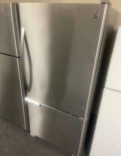 Kenmore Stainless Steel Bottom Freezer Fridge