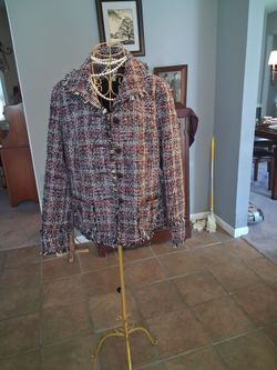 Chicos lined fall jacket. Business or casual.