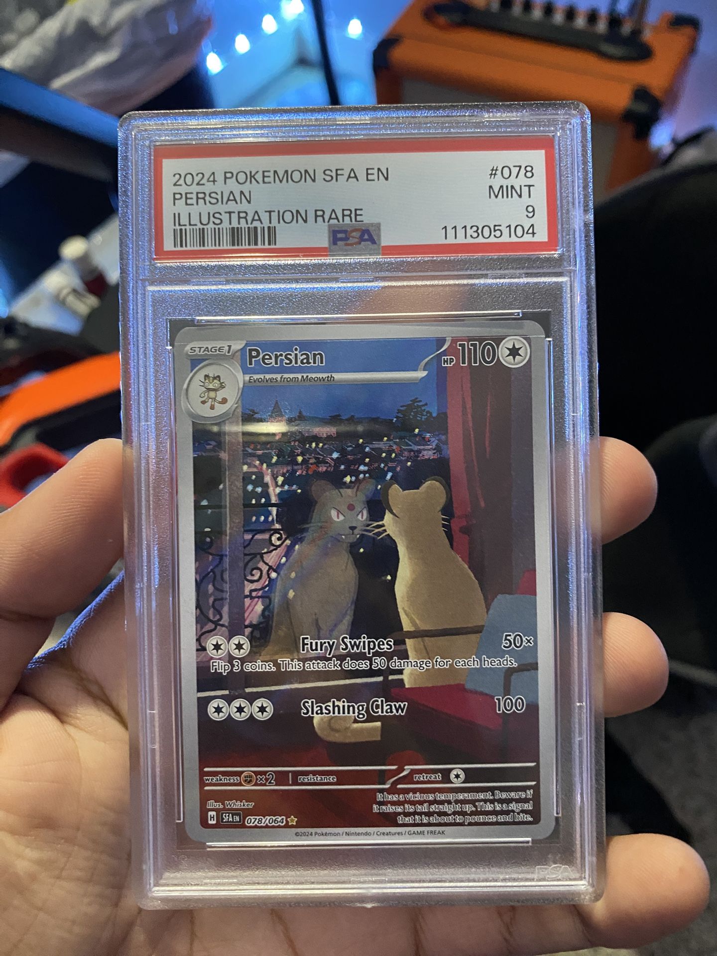 Persian pokemon card Graded