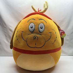 Squishmallows Official Kellytoy 20 Inch How the Grinch Stole Christmas Max the Dog Costco Plush