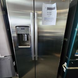 21.9 cu. ft. Side by Side Refrigerator in Fingerprint Resistant Stainless Steel, Counter Depth