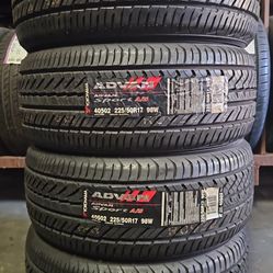 Yokohama Advan Sport A/S 225/50R17 – New Tires Installed