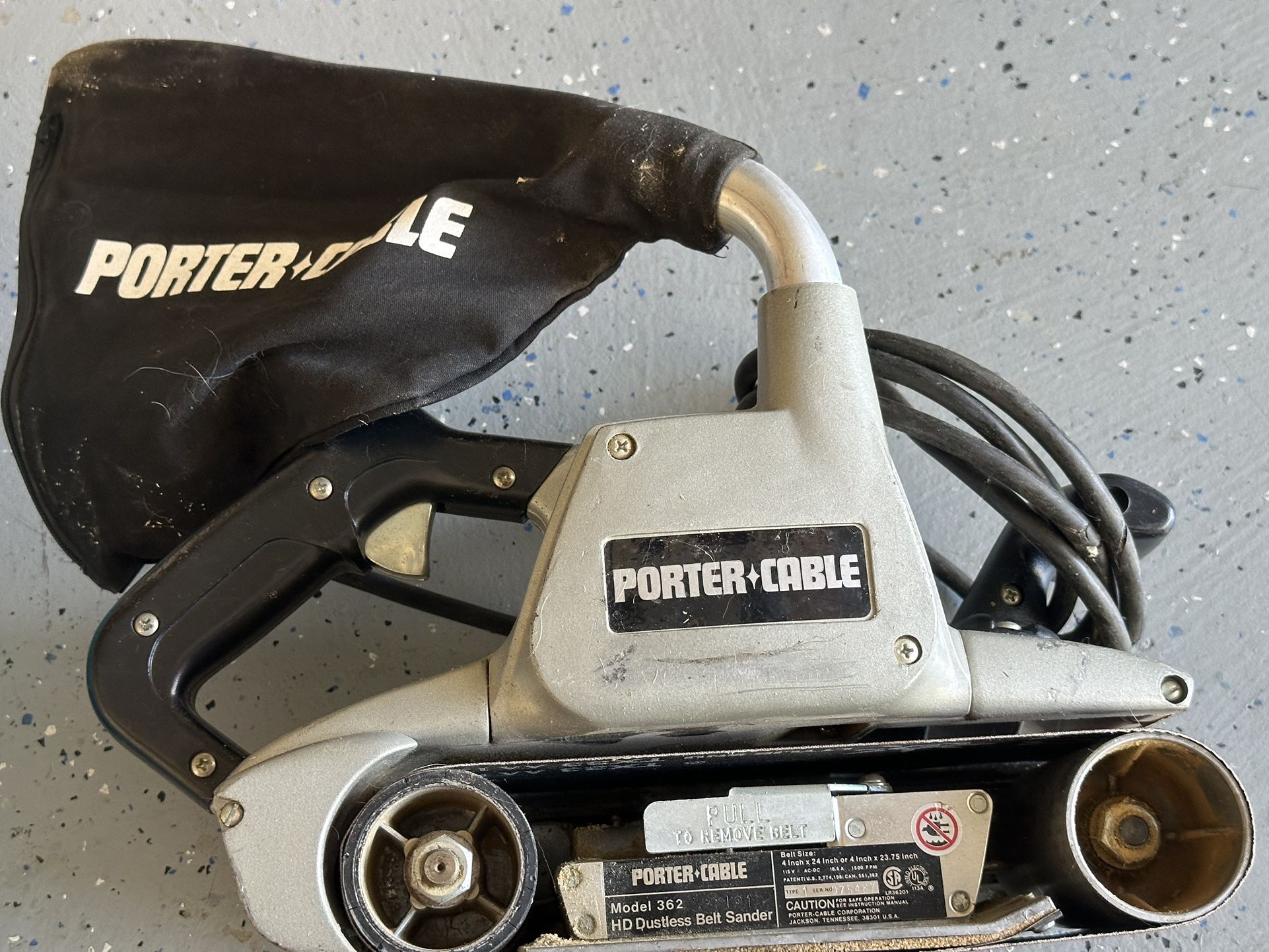 Porter Cable 4” Belt Sanders