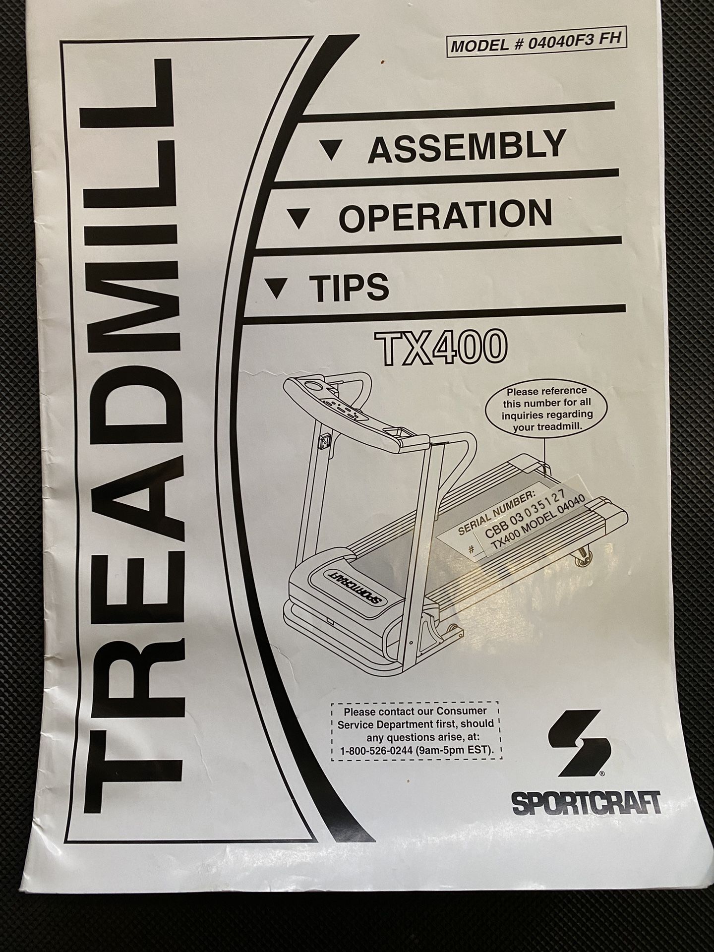 Sportcraft tx400 treadmill review hotsell