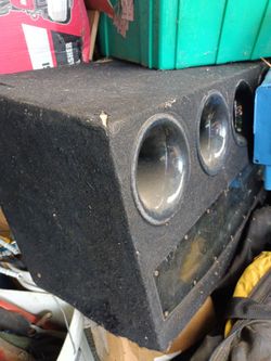 Triple Subwoofer Speaker Box Enclosure