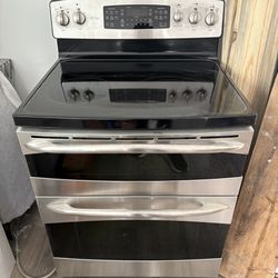 GE Profile 30” Free-Standing Double Oven Range