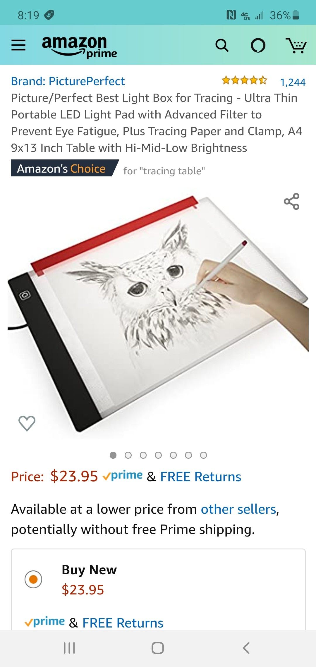 Portable LED Light Pad with Advanced Filter