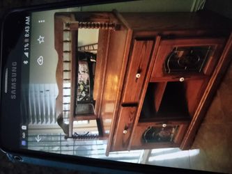 Dry bar perfect condition solid oak