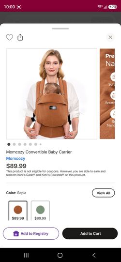 Momcozy Baby Carrier - New unopened