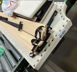 Queen size bed frame with headboard