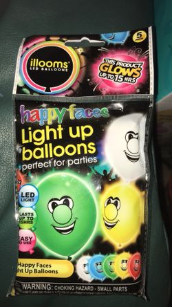 Brand new 5 illooms led light up balloons