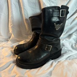 Vintage Harley Davidson Engineer Boots