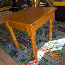 Solid Wood End Table Set