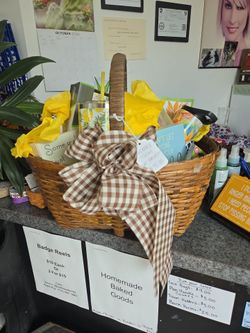 Pineapple Dragon fly theme gift basket
