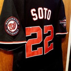Washington Nationals Juan Soto road Jersey Men 40/M