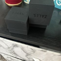 Zales Ring Boxes With The Sales Bag 