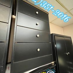 Four Drawer Black Dresser Compressed Chest Cajonera Comoda 