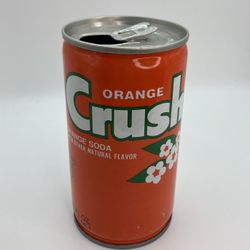 Vintage 70’s Orange 🍊 Crush Soda Steel 12 Oz Can 