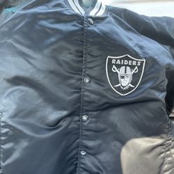 Vintage 90s Raiders Jacket 