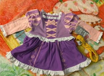 Disney Baby Rapunzel from Tangled costume dress with headband
