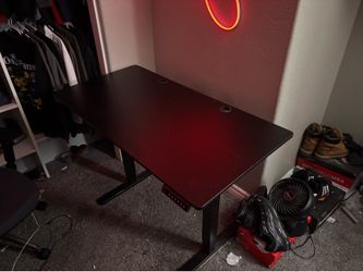Black desk