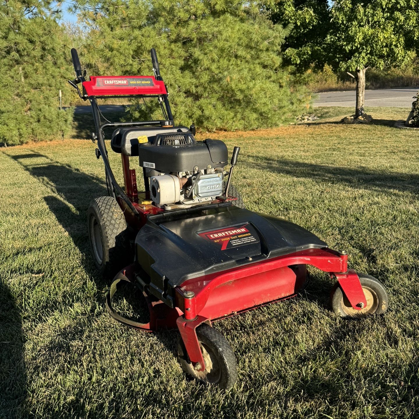 Riding Craftsman 33 Mower Walk Behind Craftsman Professional
