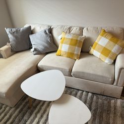 Modern Beige Couch