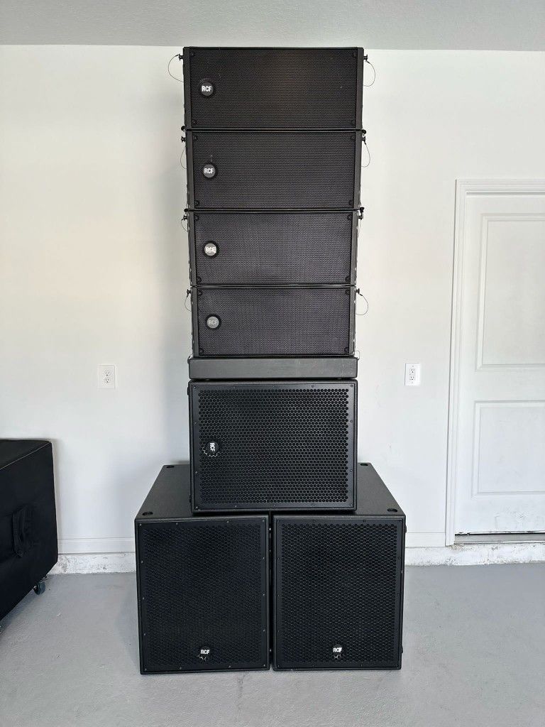 🎵 FOR SALE: Professional RCF Speaker System & Accessories – Complete Package! 🎵