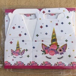 Unicorn Party Favor Boxes
