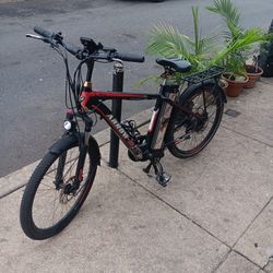 Nothing wrong with it. It's an electric bike. It comes with the charger.