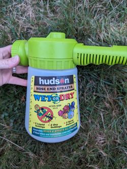 Wet And Dry Hose Attachment Sprayer 