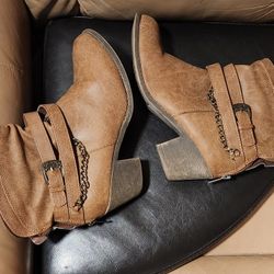 Ankle Boot, Women's, Brown, Size 8