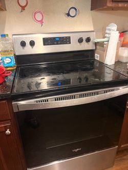 Whirlpool stove flat top