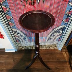 Vintage 36" Bombay Company Elegant Cherry Pedestal Plant Stand 