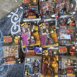 10 Vintage WCW NWO Figures (New In Box) 